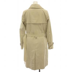 BURBERRY LONDON トレンチコート ロング 裏地チェック アウター 36 S アイボリー ベージュ