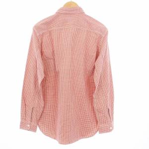 RRL Ralph Lauren シャツ 長袖 ギンガムチェック コットン M 赤 レッド /KH