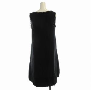 MAX MARA WEEKEND LINE ノースリーブワンピース ひざ丈 USA6 紺 ネイビー 52310191 /RO
