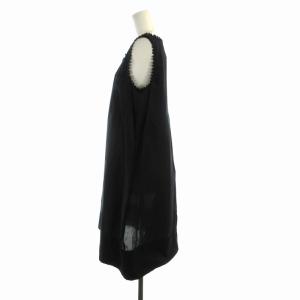 MAX MARA WEEKEND LINE ノースリーブワンピース ひざ丈 USA6 紺 ネイビー 52310191 /RO