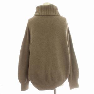 Spick&Span ニット タートルネック カシミヤ混 セーター 長袖 F グレージュ /G