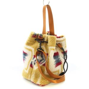 PENDLETON ボア ドロー ポーチ Boa Draw Pouch ショルダーバッグ ハンドバッグ 巾着 2WAY 総柄 マルチカラー