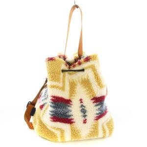 PENDLETON ボア ドロー ポーチ Boa Draw Pouch ショルダーバッグ ハンドバッグ 巾着 2WAY 総柄 マルチカラー