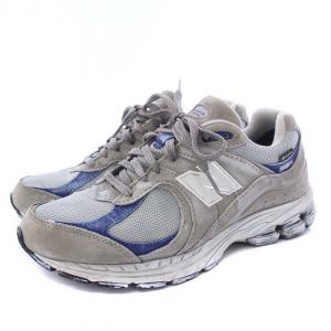 New Balance 22年製 M2002RXB ヴィンテージ加工 GORE-TEX ローカットスニーカ US9 グレー
