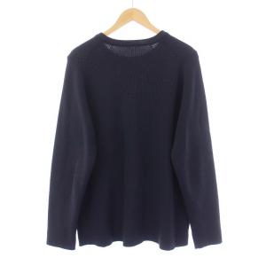 TEATORA CARTRIDGE KNIT CREW 7G ニット セーター 3 ネイビー