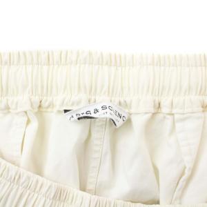 ARTS&SCIENCE ワイドパンツ テーパード イージー コットン 3 L 白 ホワイト 0211-U3093-0043