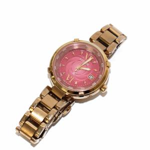 CITIZEN クロスシー xC 腕時計 電波ソーラー エコドライブ 3針 カレンダー H240-T020101 ゴールドカラー ピンク