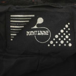 Senso unico ポワンリーニュ POINTLIGNE ニットコート 05249038 ウール混 コート 40 黒 ブラック