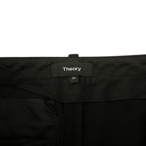Theory BISTRETCH DOUBLE3 TREECA 4J N テーパードパンツ クロップド ジップフライ ストレッチ 00 XS