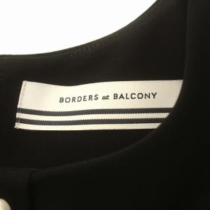 BORDERS at BALCONY MERMAID DRESS ワンピース ボーダー 38 黒 白