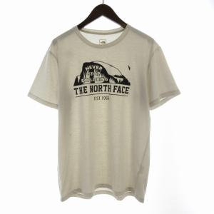 Tシャツ カットソー プリント クルーネック 半袖 XL ライトグレー NT81880 /RO