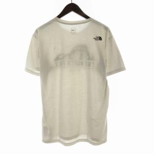 THE NORTH FACE Tシャツ カットソー プリント クルーネック 半袖 XL ライトグレー NT81880 /RO