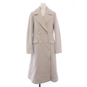 23AW パールボタンコート ロング アウター M アイボリー MM348606 /DK