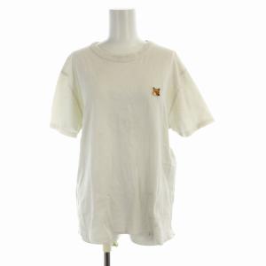 Tシャツ カットソー ワッペン 半袖 M 白 ホワイト KWM-48520-B