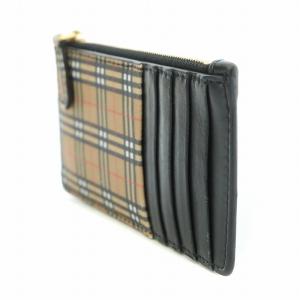 BURBERRY フラグメントケース ノバチェック ブラック ベージュ