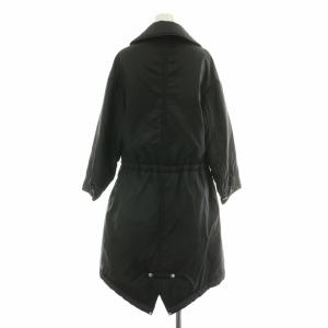 Tao 中綿コート アウター ロング丈 丸襟 S 黒 ブラック /BB