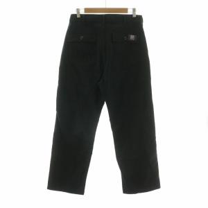 GUNG HO 23SS FATIGUE TROUSER カットジョーゼットジョガーパンツ ジッパーフライ L 黒 ブラック