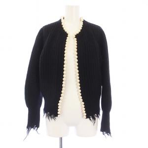 21AW パールカーディガン 00 ブラック MB214-8027