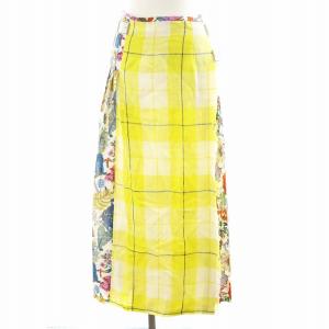 × トゥモローランド TOMORROWLAND liberty キルトスカート ラップスカート ロング丈