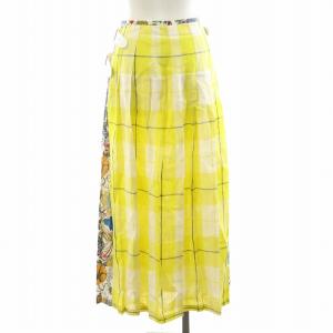 O'NEIL OF DUBLIN × トゥモローランド TOMORROWLAND liberty キルトスカート ラップスカート ロング丈