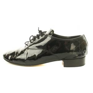 Repetto ローファー エナメル 39 黒