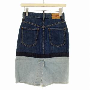 DSQUARED2 DENIM デニム スカート S75MA0427 ひざ丈 40 青 /G