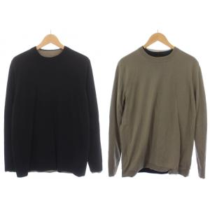 20AW 14GG MIRROR PULLOVER リバーシブル ニット セーター 長袖 クルーネック