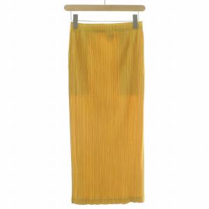 PLEATS PLEASE ISSEY MIYAKE イッセイミヤケ 24SS THICKER BOTTOMS 5 イエロー