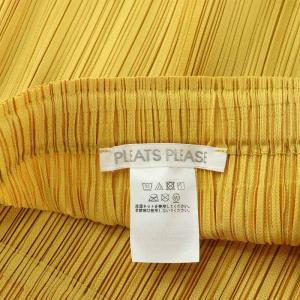 PLEATS PLEASE ISSEY MIYAKE イッセイミヤケ 24SS THICKER BOTTOMS 5 イエロー