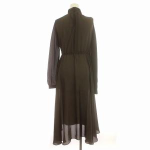 sacai 21AW Wool Knit Satin Dress