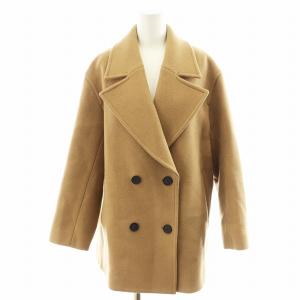 21AW ソフトメルトン ピーコート Pコート ミドル丈 アウター 34 キャメル /AN20