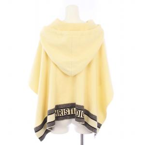 Christian Dior ニットポンチョ フーディ カシミヤ XS アイボリー 014C12AM042