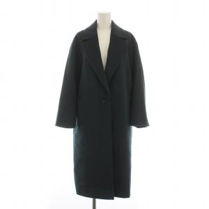 ウールカシミヤビーバーチェスターコート アウター ロング丈 34 緑 グリーン SCWSNW0507 /BB