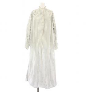 コットンヤクソフトドレス ワンピース ロング 長袖 XS