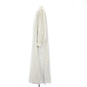 Ron Herman TEN Stripe Kaftan Dress シャツワンピース 長袖 ロング バンドカラー プルオーバー