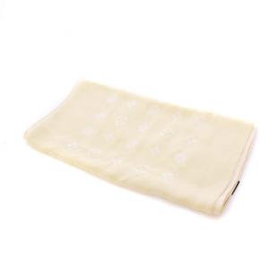 LOUIS VUITTON モノグラム ストール ショール シルク ベージュ 401910 /KH OH