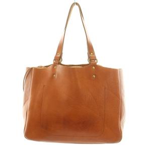 SLOW トートバッグ レザー ブラウン