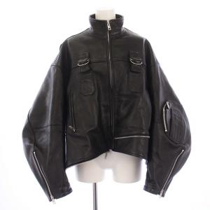 beautiful people 22AW ダブルエンドライダース ジャケット 38 黒 1245402022