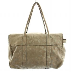 Mulberry ベイズウォーター ハンドバッグ トートバッグ レザー ヒョウ柄 レオパード柄 グレー