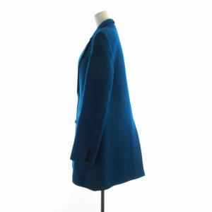 STUNNING LURE チェスターコート ミドル 裏地キルティング 38 青 ブルー 14A29013