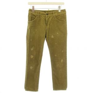 Cool Girl Cropped Jean ワークパンツ ダメージ加工 コーデュロイ ジップフライ 34