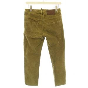 DSQUARED2 Cool Girl Cropped Jean ワークパンツ ダメージ加工 コーデュロイ ジップフライ 34