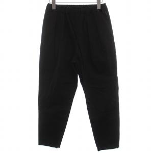 イージーパンツ スラックス S 黒 ブラック /DK