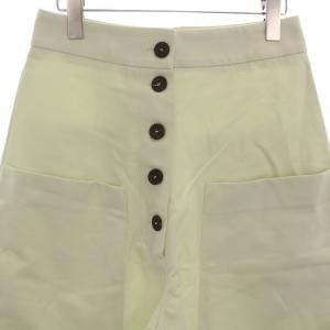 STUDIO NICHOLSON ワイドパンツ ハイウエスト 0 ライトグリーン 52-10-722034 /DK