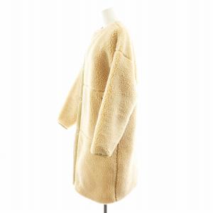 HYKE 23AW FAUX SHEARLING COAT 1 ベージュ
