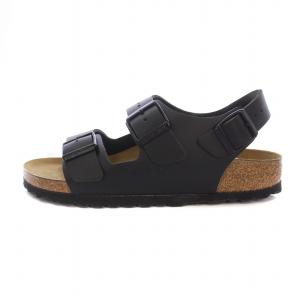 BIRKENSTOCK Milano BS サンダル フラット ストラップ レザー 36 黒 0034193