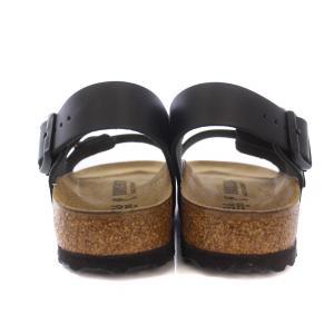 BIRKENSTOCK Milano BS サンダル フラット ストラップ レザー 36 黒 0034193