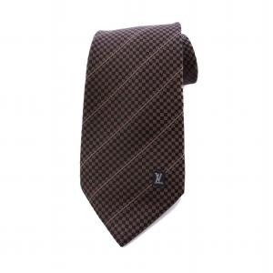 クラヴァット エク ネクタイ シルク ブラウン /KH OH