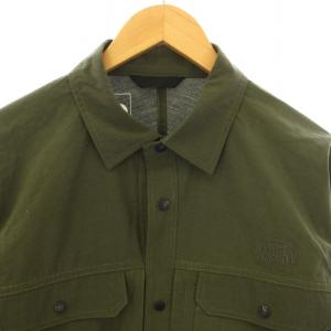 THE NORTH FACE FIREFLY CANOPY SHIRT シャツ 長袖 ポケット M カーキ NR12231 /TK