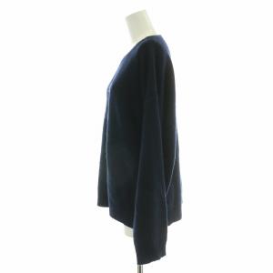 Max Mara ニット カシミヤ L ネイビー
